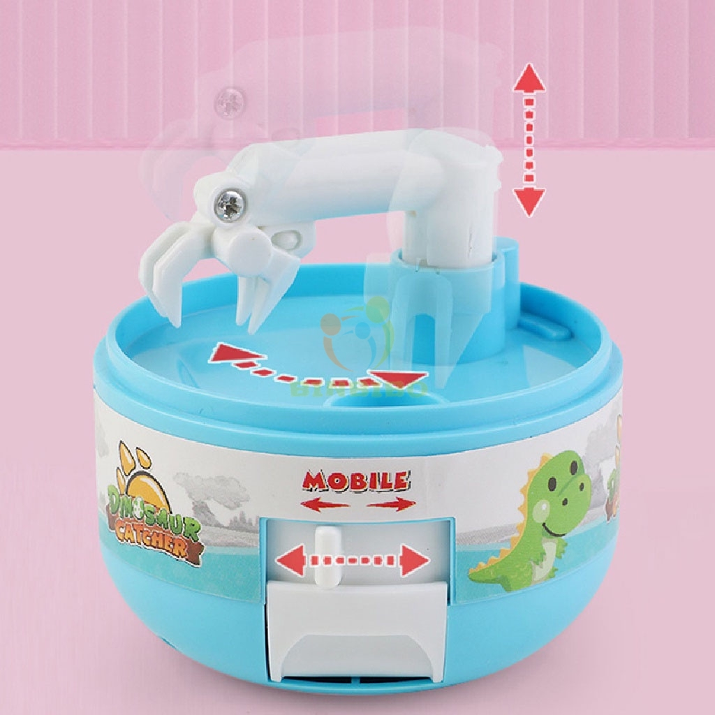 Máy gắp thú khủng long Đồ chơi gắp gấu mini trứng khủng long vui nhộn cho bé - Binbibo