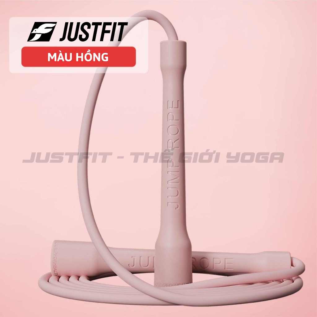 Dây nhảy tốc độ PVC JUSTFIT JUMP ROPES 6mm tập nhảy dây, Cardio, Yoga, giảm cân tại nhà AMIZIN