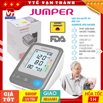 ✅ Máy Đo Huyết Áp Bắp Tay Jumper JPD-HA300 (HA-300) | Bảo hành 5 năm - Công nghệ Đức -VT0962