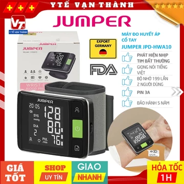✅ Máy Đo Huyết Áp Cổ Tay Jumper JPD-HWA10 | Bảo hành 5 năm - Công nghệ Đức -VT0963