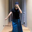 ÁO THUN NỮ RỘNG VỪA CỔ TIM TAY NGẮN BASIC VẢI COTTON CO GIÃN 4 CHIỀU MỀM MỊN MÁT BI.POSILÁ