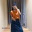 ÁO THUN NỮ RỘNG VỪA CỔ TIM TAY NGẮN BASIC VẢI COTTON CO GIÃN 4 CHIỀU MỀM MỊN MÁT BI.POSILÁ