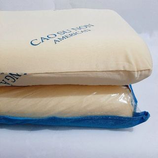 [BH 1 NĂM] Gối nằm cao su non nhân tạo siêu êm ái cho giấc ngủ và sức khỏe kích thước 40x60 cao cấp