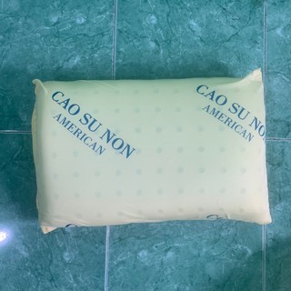 [BH 1 NĂM] Gối nằm cao su non nhân tạo siêu êm ái cho giấc ngủ và sức khỏe kích thước 40x60 cao cấp