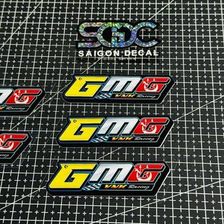Tem Sticker DTF GMG Racing Malaysia, Nhãn Dán VNK GMG Malay |SGDC - 1 Cái|