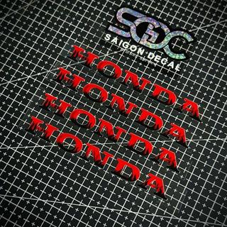 Tem Sticker DTF Lửa Dán Lốc Máy H.o-n.d-a 12 Màu Sắc (Phần 1/2)  |SGDC - 1 Cặp|