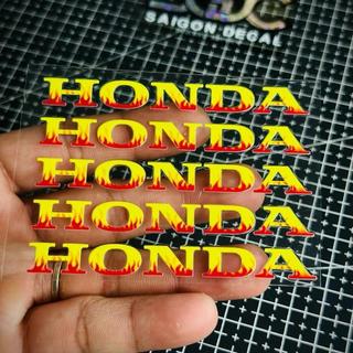 Tem Sticker DTF Lửa Dán Lốc Máy H.o-n.d-a 12 Màu Sắc (Phần 1/2)  |SGDC - 1 Cặp|