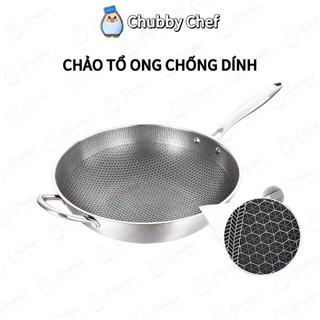 Chảo tổ ong chống dính Inox Cao Cấp KWAI vân tổ ong sâu lòng công nghệ Đức chảo vân tổ ong cao cấp chống dính an toàn