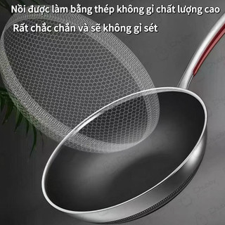 Chảo tổ ong chống dính Inox Cao Cấp KWAI vân tổ ong sâu lòng công nghệ Đức chảo vân tổ ong cao cấp chống dính an toàn