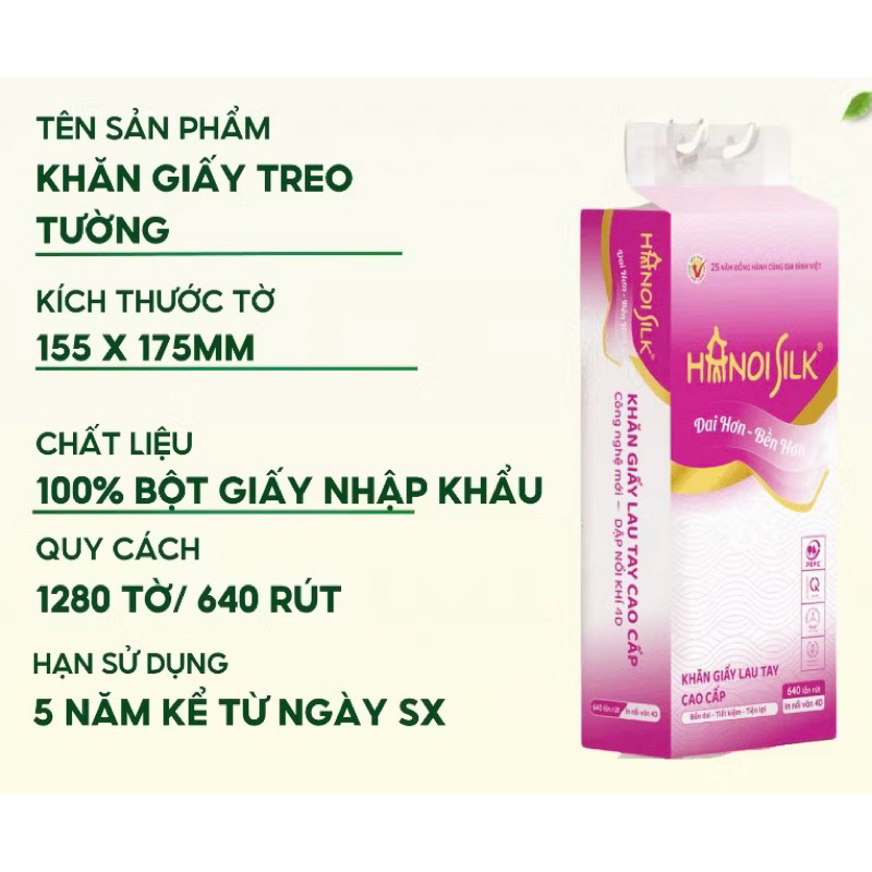 GIẤY RÚT TREO TƯỜNG HANOI SILK BỊCH 1280 TỜ/ GIẤY RÚT TREO TƯỜNG HÀ NỘI ...