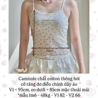 OHO - CAMI TOP ÁO BA LỖ VẢI THÔNG HƠI🍒