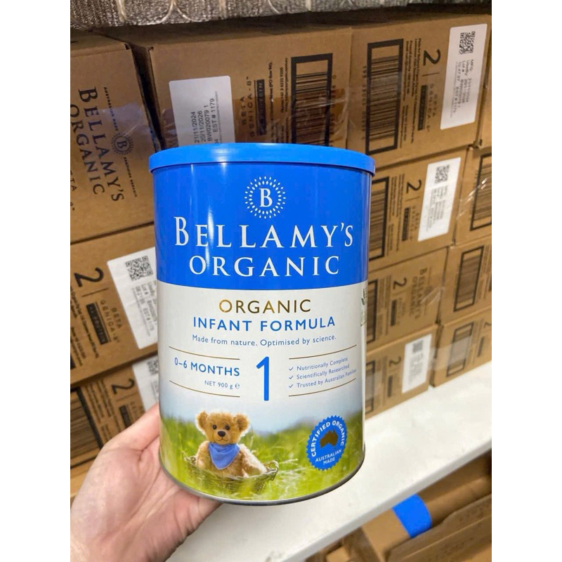 Sữa Bellamy's Organic Classic số 1, 2, 3, Hộp 900gam | Shopee Việt Nam
