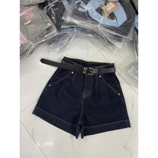 Quần Short Jeans Nữ Lưng Cao Xếp Ly Đóng Đinh 47store Mẫu Basic To Gấu Hot Trend Hè 2025 Quanshort6039