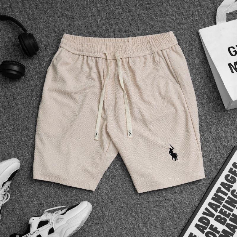 Quần short nam nữ dáng xuống , chất liệu tổ ong dày dằn thoáng mát