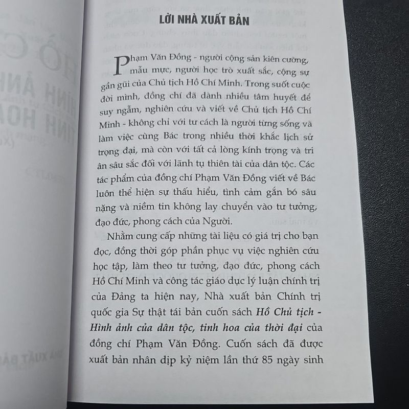 Sách - Hồ Chủ Tịch hình ảnh của dân tộc tinh hoa của thời đại
