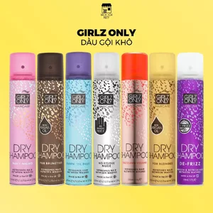 Dầu Gội Khô Girlz Only Tóc Bồng Bềnh Tức Thì Dry Shampoo Dazzling Volume (200ml)