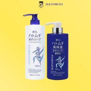 Sữa Tắm Hatomugi Dưỡng Ẩm Chiết Xuất Ý Dĩ Moisturizing & Washing The Body Soap (600ml, 800ml)