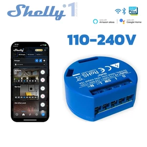 Shelly 1 Công tắc chuyển tiếp vận hành WiFi tại nhà thông minh 16A Điều khiển từ xa máy chủ web nhúng