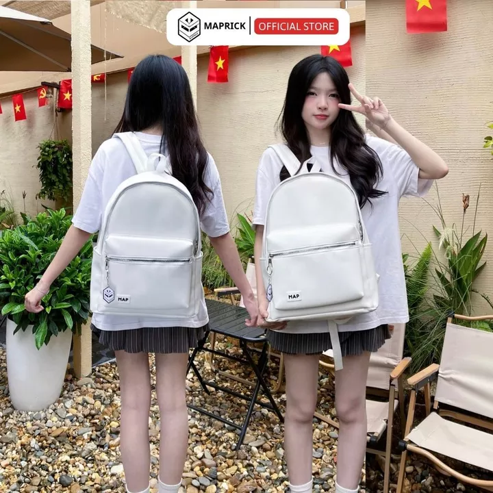 Balo MAPRICK - balo NOVA balo đi học, balo nữ đẹp, balo da PU cao cấp chống nước size 43*29*14cm đựng vừa laptop mã BL25