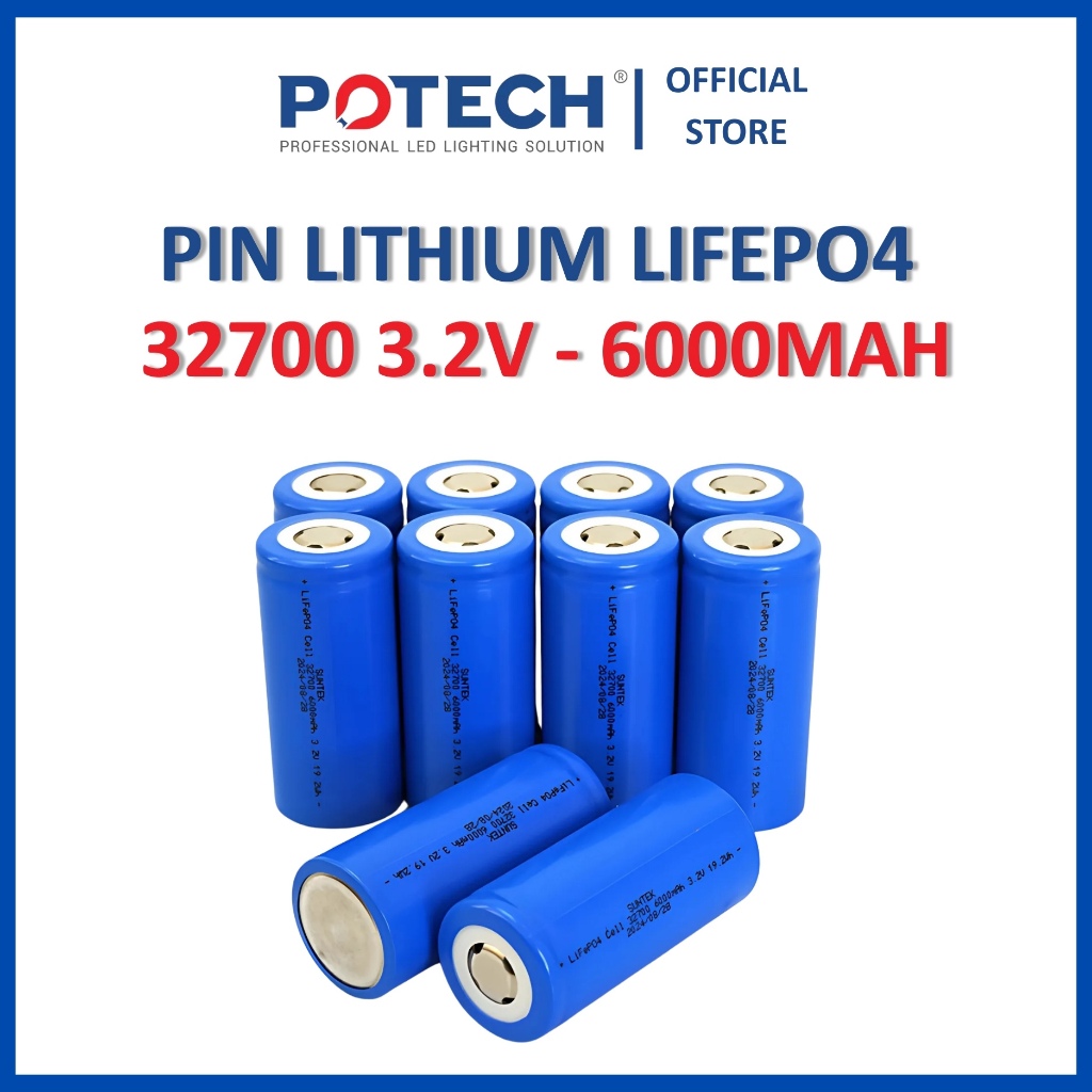 [HÀNG LOẠI A] Pin LiFePO4 32700 3.2V 6000mAh, cell pin dung lượng cao ...