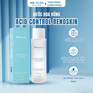 Toner Acid Control Renoskin Làm Sạch Sâu Giảm Mụn Ẩn, Thâm Nám Thông Thoáng Lỗ Chân Lông Dưỡng Sáng Da 150ml