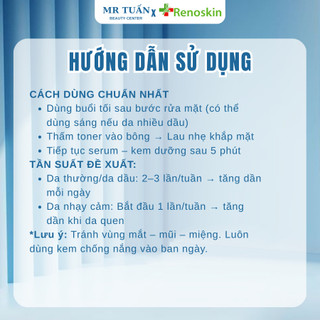 Toner Acid Control Renoskin Làm Sạch Sâu Giảm Mụn Ẩn, Thâm Nám Thông Thoáng Lỗ Chân Lông Dưỡng Sáng Da 150ml