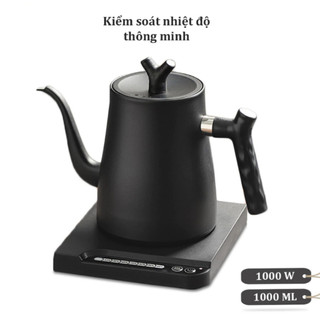 Ấm siêu tốc thông minh điều chỉnh nhiệt độ - cổ ngỗng - 1000ML