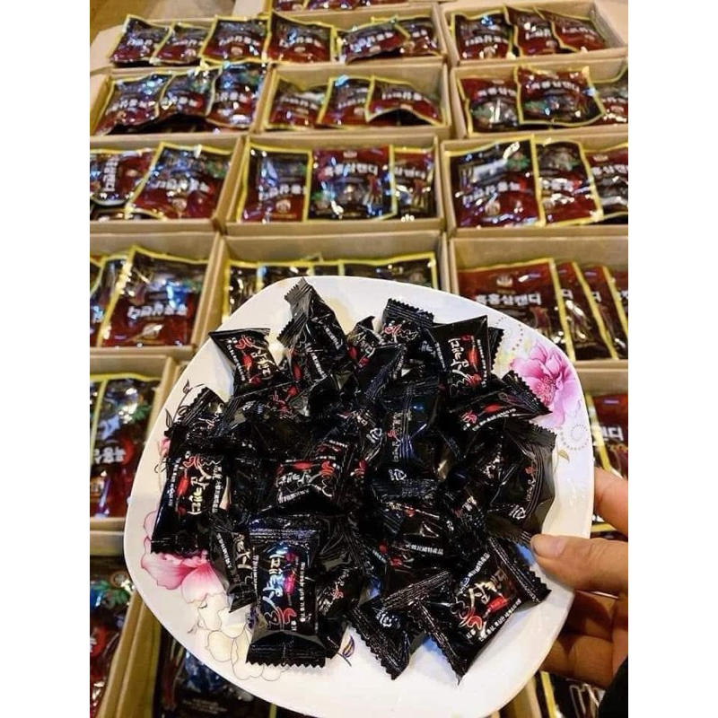 KẸO SÂM ĐEN HÀN QUỐC GÓI 170G