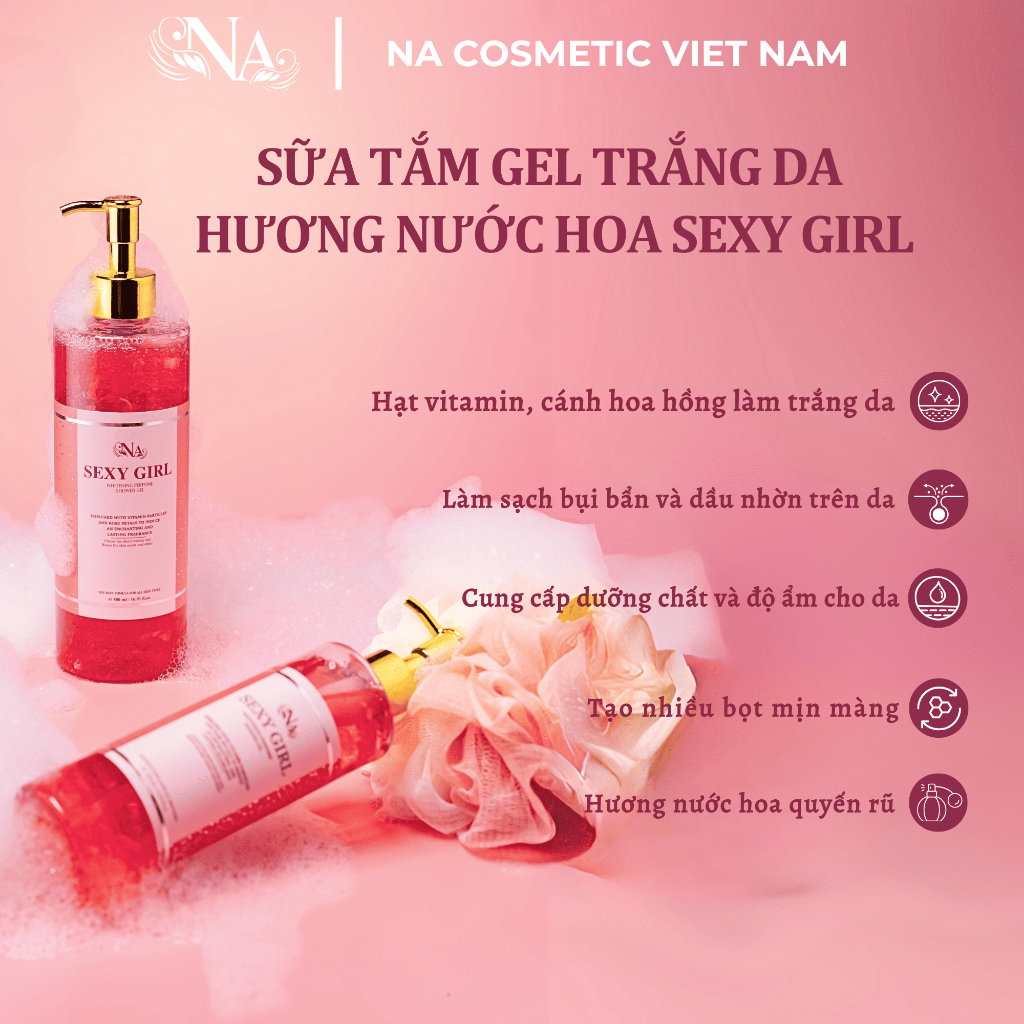 Sữa tắm dưỡng ẩm hương dịu nhẹ - Hình ảnh thực tế