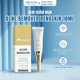 Kem Chấm Mụn Acne Remover Renoskin 10ml Dạng Kem Giúp Làm Dịu Và Se Nhanh Cồi Mụn, Dễ Thẩm Thấu, Không Bết Dính