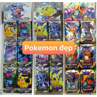 Thẻ bài dây 36 gói thẻ bài lấp lánh Dragon,Naruto,Hải Tặc,Pokemon