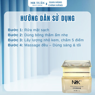 Nsk Pearl Beauty Cream Kem Dưỡng Da Bột Ngọc Trai Sáng Mịn Da, Cấp Ẩm Và Chống Xỉn Màu 20g