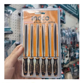 ĐỒ NGHỀ INGCO Bộ 6 giũa sắt (140mm) HKTF63