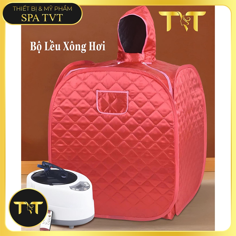 BỘ LỀU XÔNG HƠI MASSAGE TVT KÈM NỒI XÔNG 2L - XÔNG LÁ NAM, THẢO DƯỢC, CHĂM SÓC SỨC KHỎE
