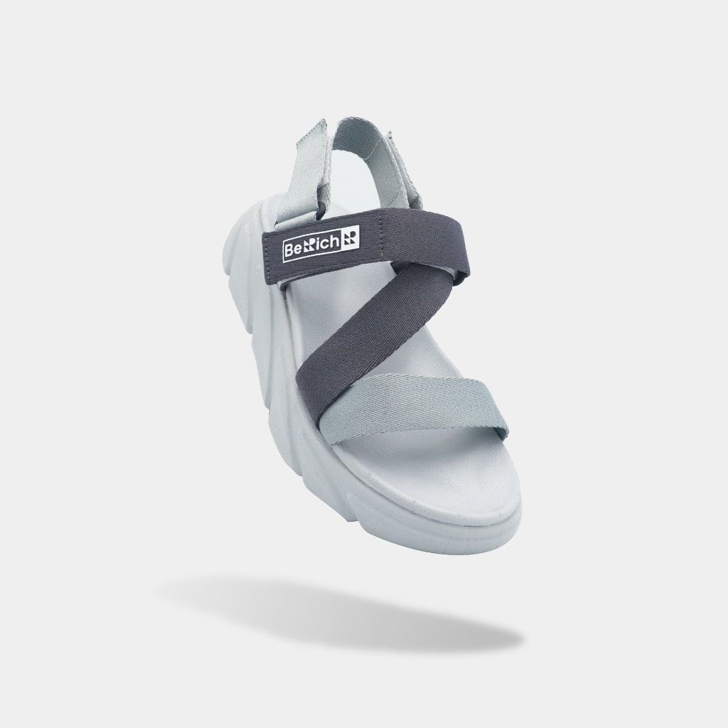 Ảnh Sandal nam nữ Unisex - Couple thương hiệu Berich quai chéo đế cao 5cm BE577 ( quai hậu rời) 4