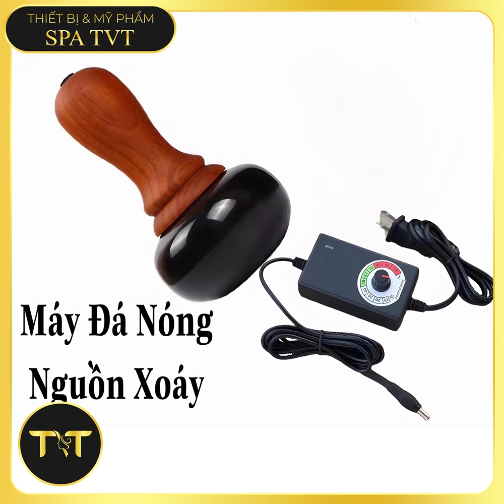 Máy Đá Nóng Xoáy To Massage Body, Chải Thông Kinh Lạc, Chườm Nóng Dưỡng Sinh, Nguồn Xoáy BH 12 Tháng