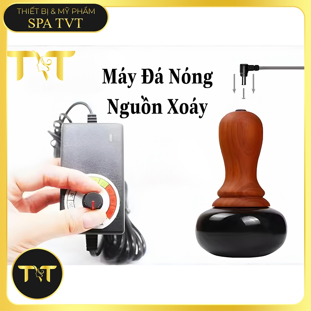 Máy Đá Nóng Xoáy To Massage Body, Chải Thông Kinh Lạc, Chườm Nóng Dưỡng Sinh, Nguồn Xoáy BH 12 Tháng