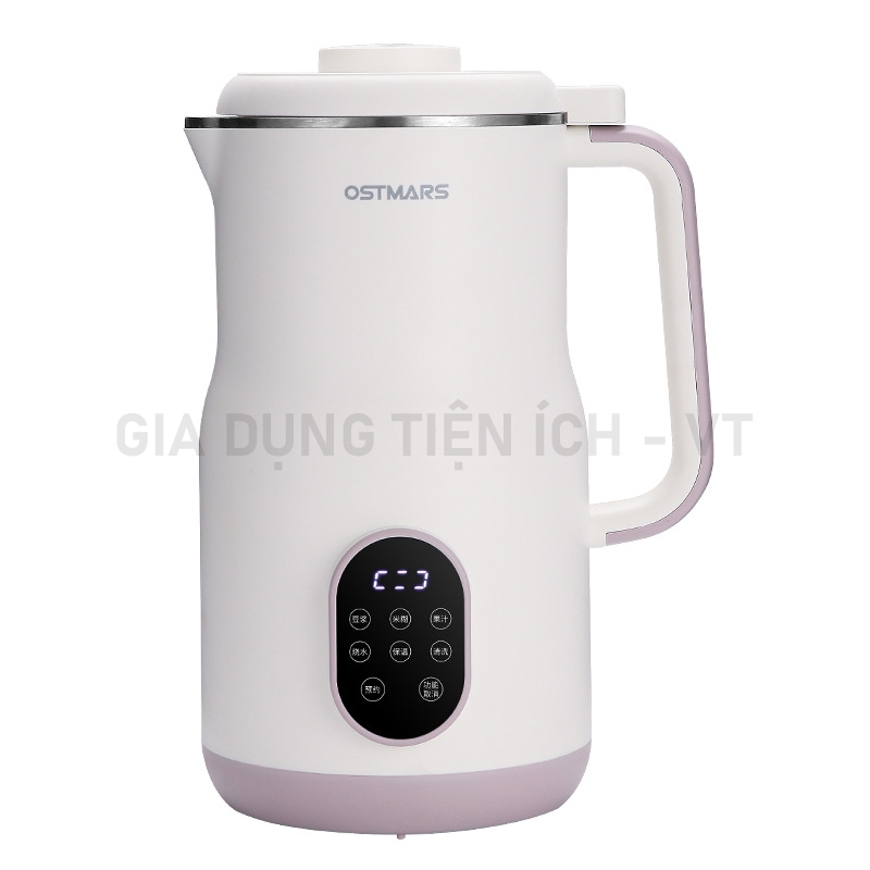 [ BẢN 2000ML ] Máy Làm Sữa Hạt Đa Năng OSTMARS Nấu Cháo Súp Hẹn Giờ Thông Minh Công Suất 800W, Dung Tích 2000ml -VT
