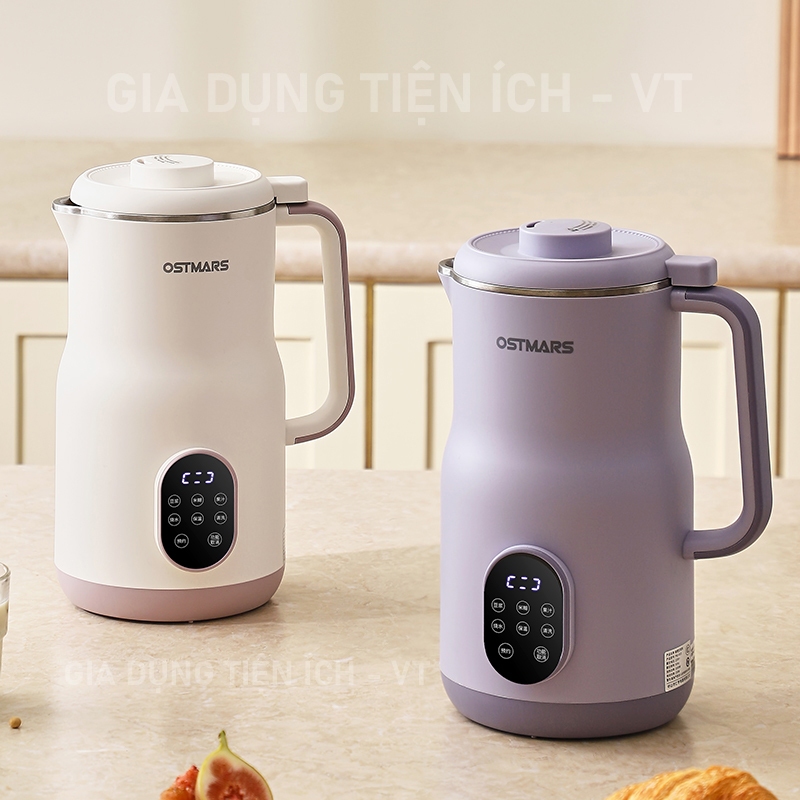 [ BẢN 2000ML ] Máy Làm Sữa Hạt Đa Năng OSTMARS Nấu Cháo Súp Hẹn Giờ Thông Minh Công Suất 800W, Dung Tích 2000ml -VT