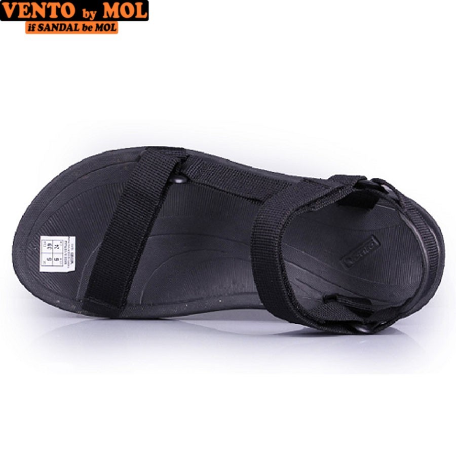 Ảnh Sandal nam Vento quai ngang NV25B màu đen có big size 44 45 (Form to) | Vento  NV25 SD25 4