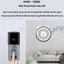 Chuông Cửa Không Dây Có LED Thông Minh, Cảm ứng sáng - Sạc 2 Chiều - Chống Nước, An toàn khi sử dụng, Hoạt động 2 đến 3