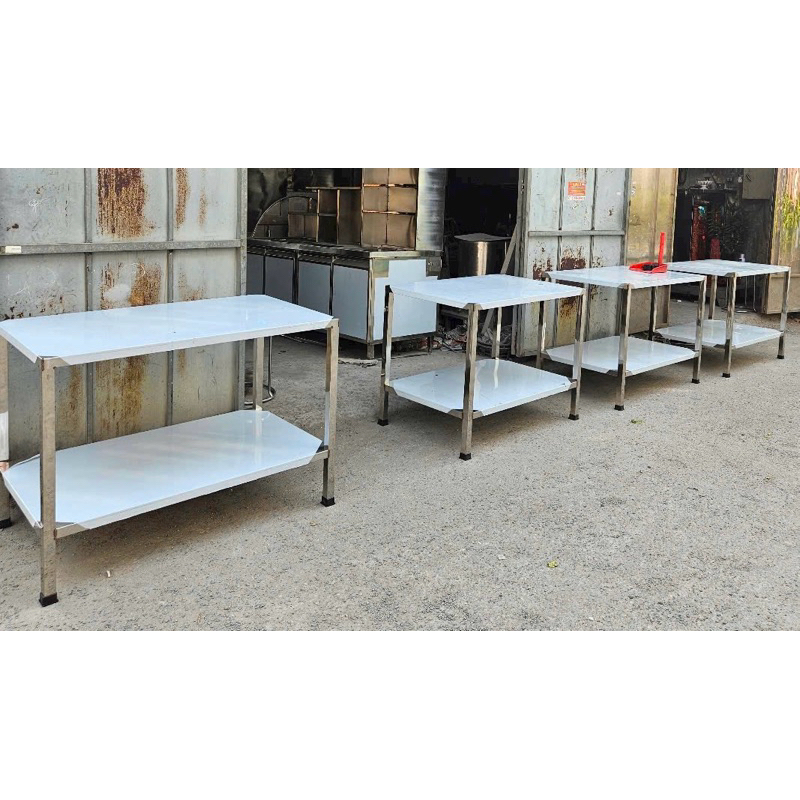 bàn inox bóng đẹp sỏ chế quán ăn nhà hàng