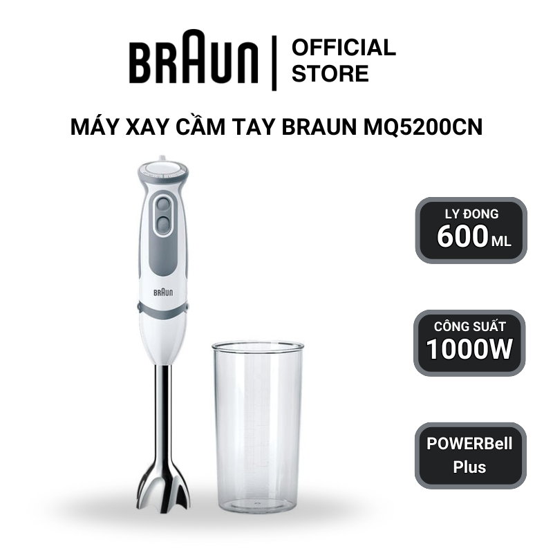 キッチン家電 BRAUN Multiquick 5 Vario MQ 5045 máy xay cầm tay braun mq 5045 aperitive vario - trắng - hàng chính