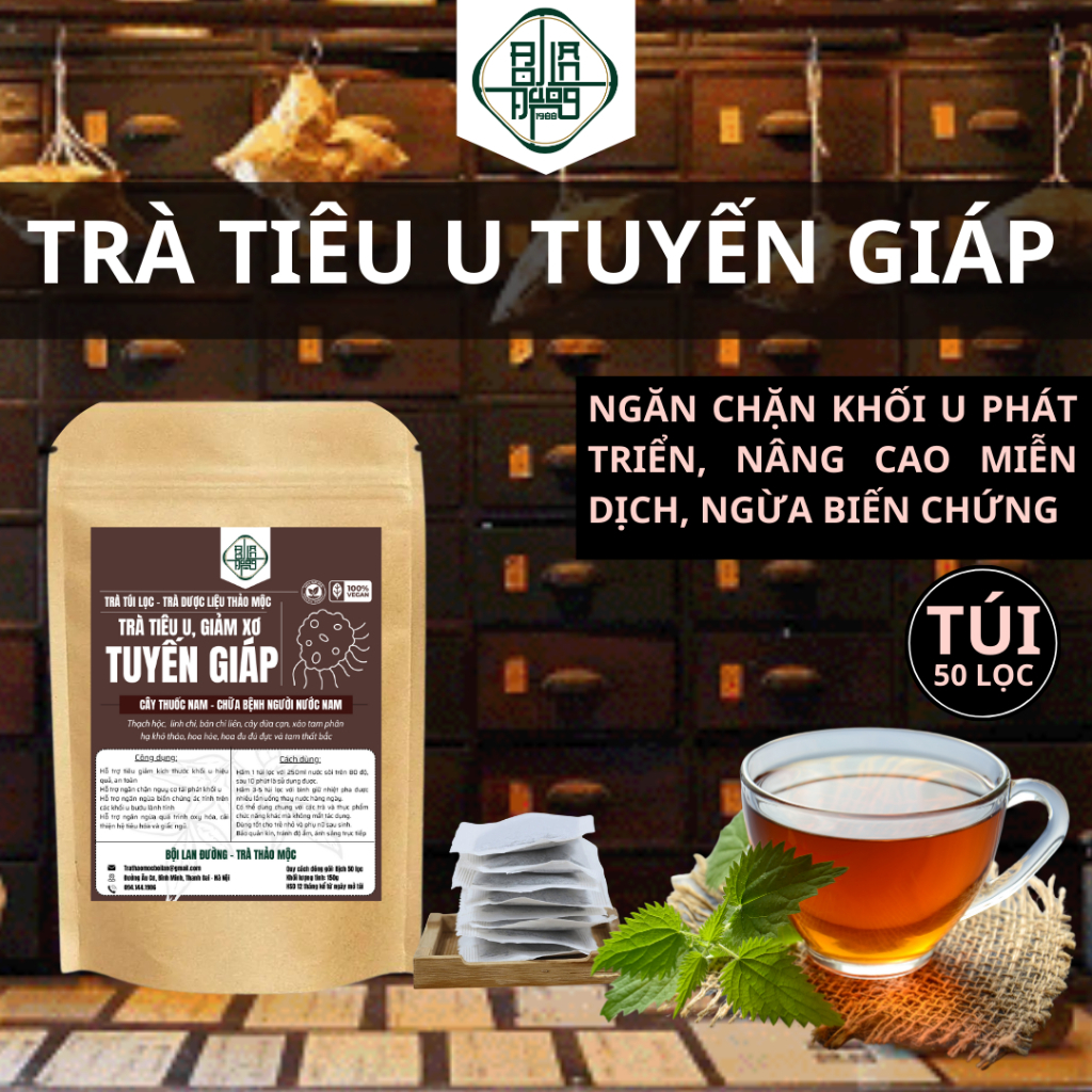 Trà Tiêu U Tuyến Giáp - Bội Lan Đường - Túi 50 lọc