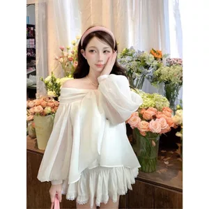 🐚⋆❀ SET TIỂU THƯ - SET ÁO BẸT VAI TAY DÀI + CHÂN VÁY SP022094🔥𝐇𝐨𝐚̉ 𝐓𝐨̂́𝐜🔥 𝐌𝐄𝐎𝐈𝐍𝐃𝐀𝐇𝐎𝐔𝐒𝐄