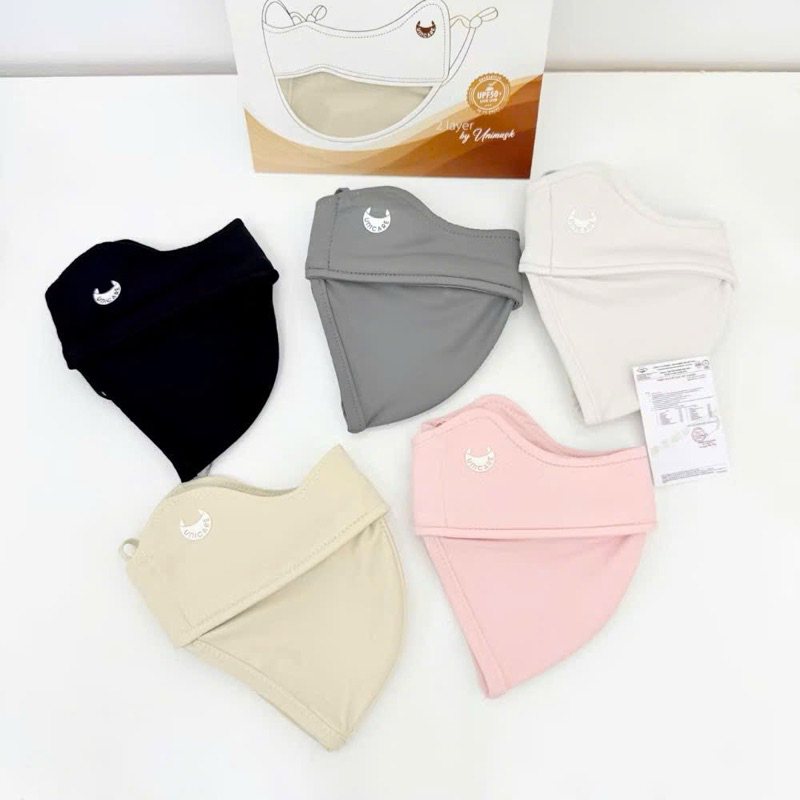 Khẩu trang chống tia UV- Proof Mask UNICARE chất vải lụa mềm mịn thoáng mát chống nắng hiệu quả