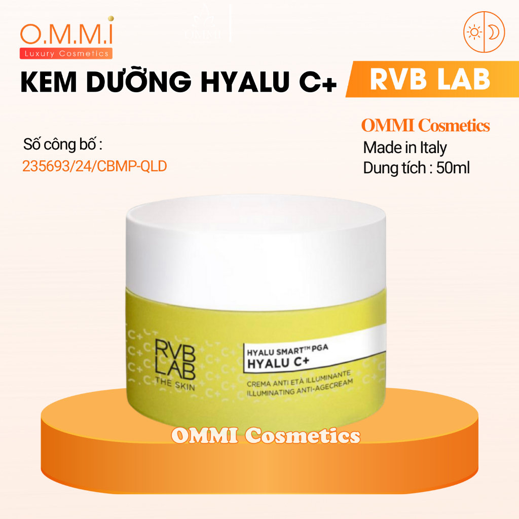 RVB LAB - Kem dưỡng HYALU C+ sáng da, căng bóng, chống lão hóa da (50ml ...