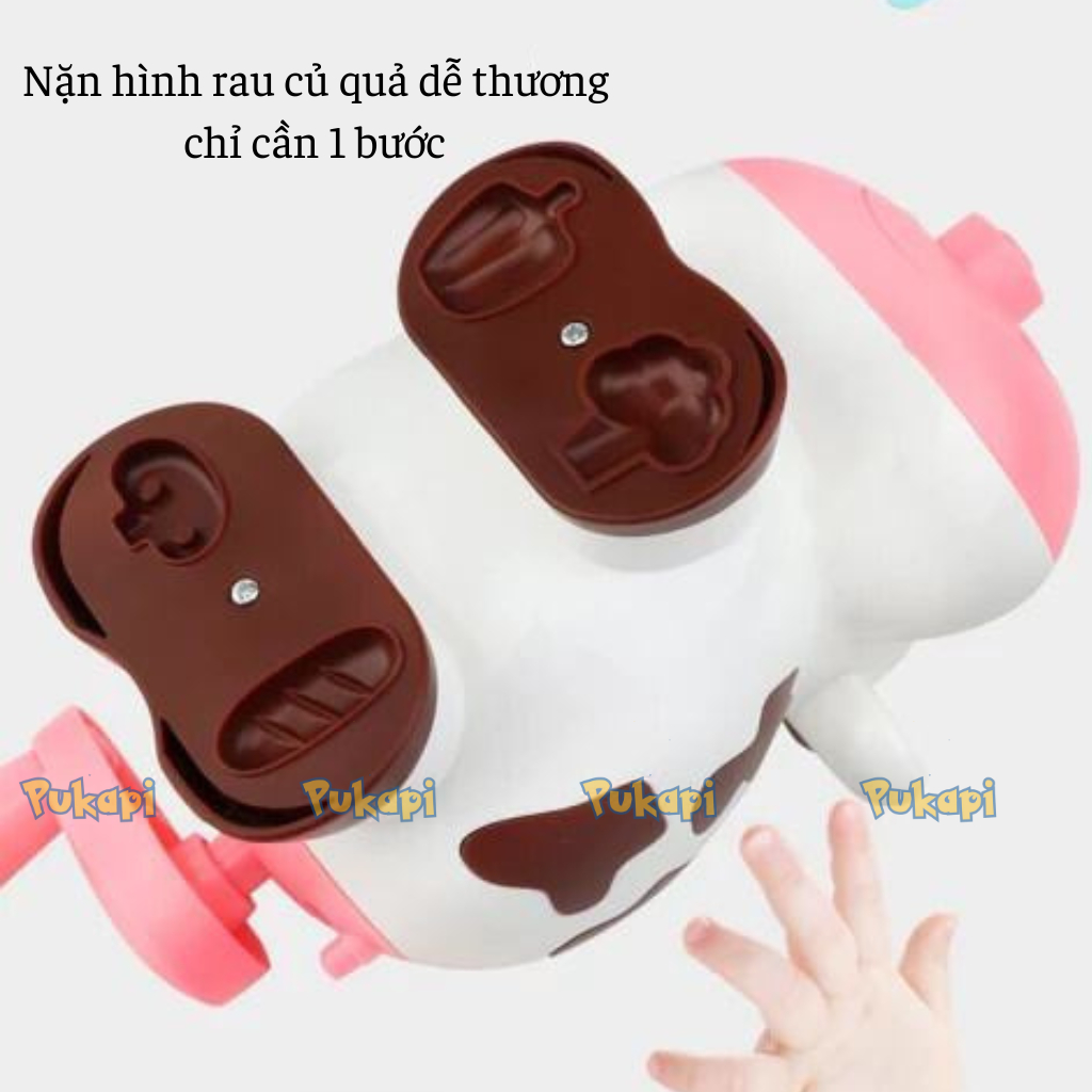 Đồ Chơi Đất Nặn Tạo Hình Theo Khuôn Bò Sữa Làm Kem Làm Mì Dụng Cụ Đất Nặn An Toàn Đa Dạng Màu Sắc- Đồ Chơi Cho Bé PUKAPI