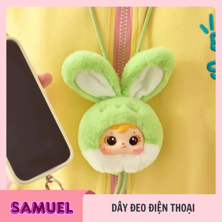 [Hỏa tốc Hcm] Full set  8  box dây đeo điện thoại Samuel hình con vật dễ thương l ice.cream.authentic