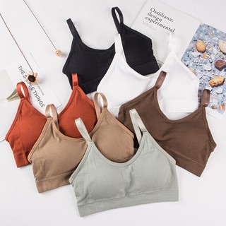 Combo 3 Áo Bra Nữ 2 Dây Mút Mỏng Điều Chỉnh Ngắn Dài, Áo Lót Nữ Mềm Thoáng Mát B-1182